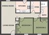 2-Bedroom, 1-Bath