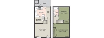 2-Bedroom, 1-Bath