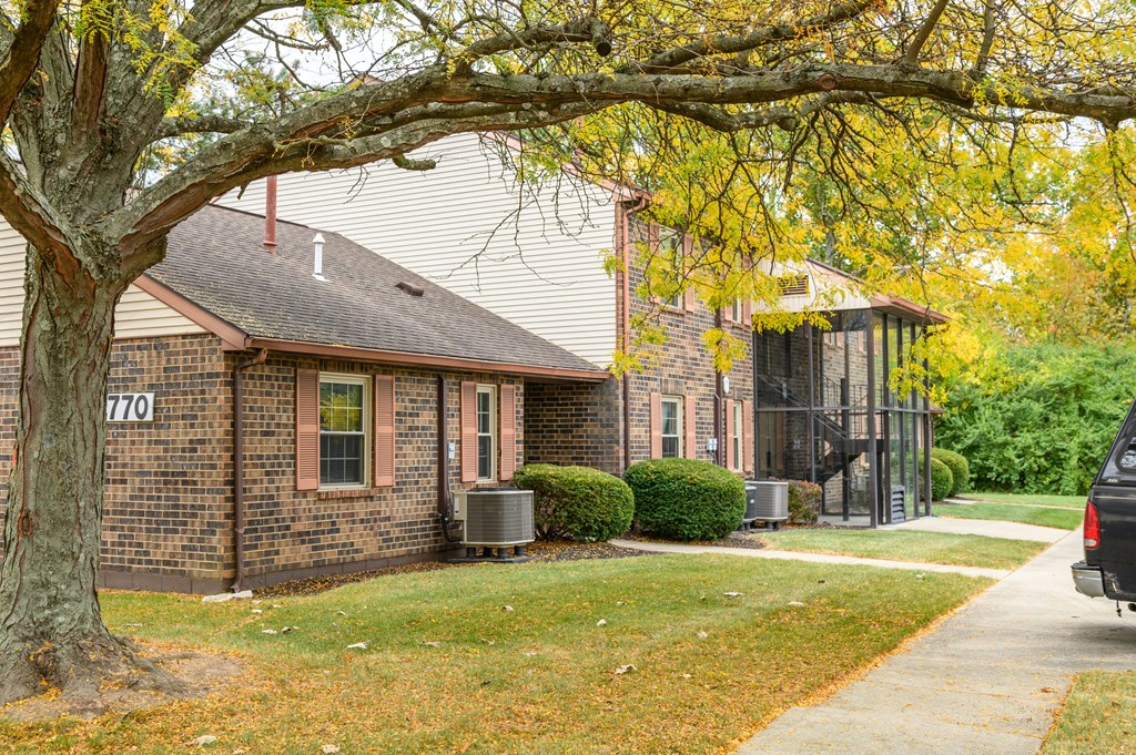 the building where the apartment is located