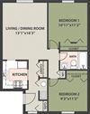 2-Bedroom, 1-Bath