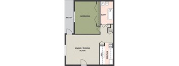 1-Bedroom, 1-Bath