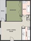 1-Bedroom, 1-Bath