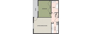 1-Bedroom, 1-Bath