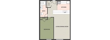1-Bedroom, 1-Bath