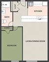 1-Bedroom, 1-Bath