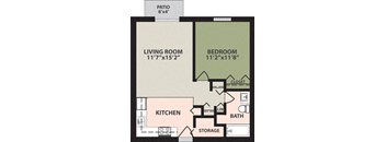 1-Bedroom, 1-Bath