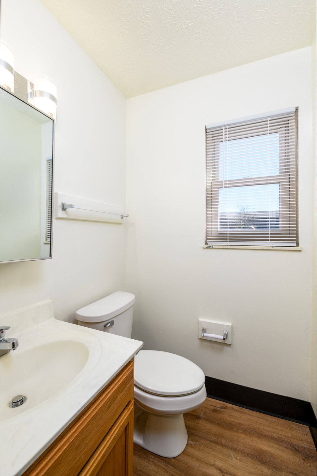a bathroom with a toilet and a sink and a mirror