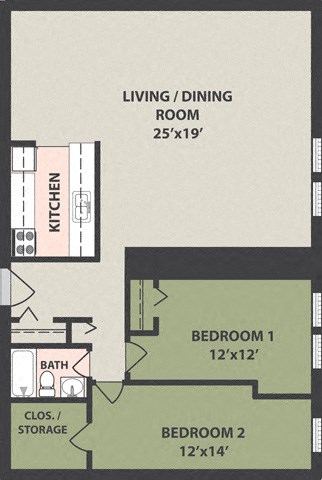 2026 Eleanor Place Suite 40 Studio-4 Beds Apartment, Affordable for Rent - Photo Gallery 9