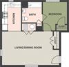 1-Bedroom, 1-Bath