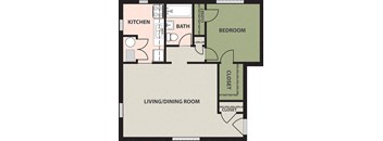 1-Bedroom, 1-Bath