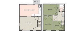3-Bedroom, 2-Bath