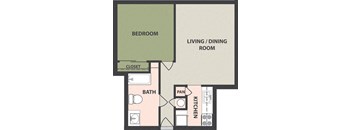1-Bedroom, 1-Bath