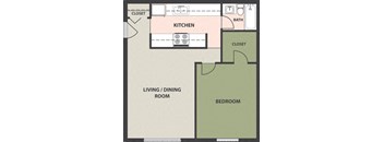 1-Bedroom, 1-Bath
