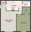 1-Bedroom, 1-Bath