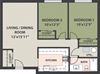 2-Bedroom, 1-Bath