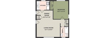 1-Bedroom, 1-Bath
