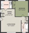 1-Bedroom, 1-Bath