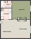 1-Bedroom, 1-Bath