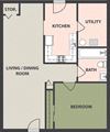 1-Bedroom, 1-Bath