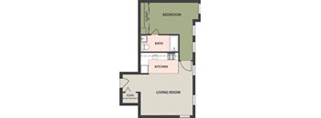 1-Bedroom, 1-Bath