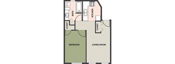 1-Bedroom, 1-Bath