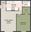 1-Bedroom, 1-Bath