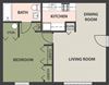 1-Bedroom, 1-Bath