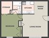1-Bedroom, 1-Bath