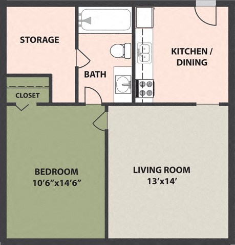 110 Hay St 1 Bed Apartment, Affordable for Rent - Photo Gallery 19