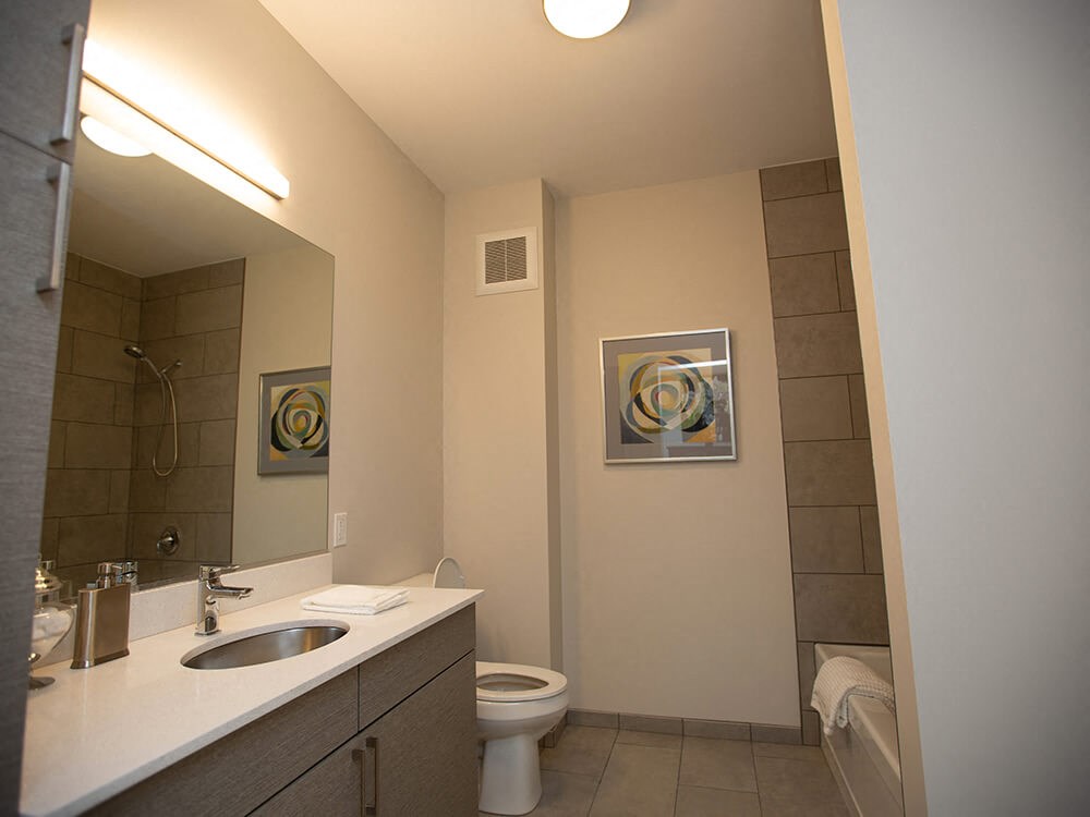 Spacious Bedrooms With En Suite Bathrooms at Walnut Street Commons, Pennsylvania