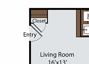 1 Bedroom 1 Bath 1 Bedroom 1 Bath