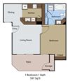 1 Bedroom 1 Bath CHAA11
