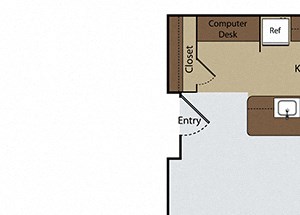1 Bedroom 1 Bath 1 Bedroom 1 Bath
