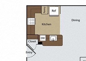 2 Bedroom 1 Bath 2 Bedroom 1 Bath