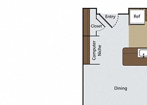 1 Bedroom 1 Bath 1 Bedroom 1 Bath