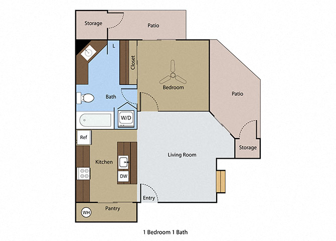 1 Bedroom 1 Bath