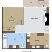 1 Bedroom 1 Bath (Handicap accessible) 1 Bedroom 1 Bath (Handicap accessible)