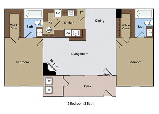 2 Bedroom 2 Bath