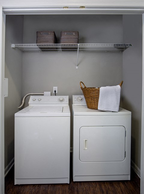 Indianapolis Lake Clearwater Apartments in-unit washer and dryer