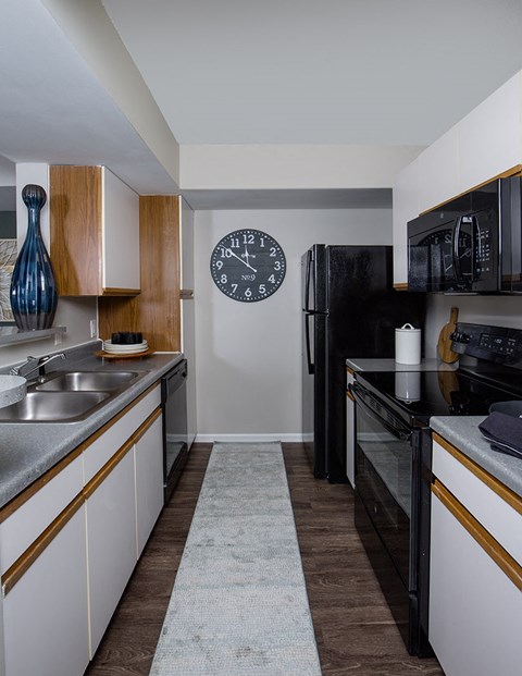 Indianapolis The Lakes Apartments kitchen