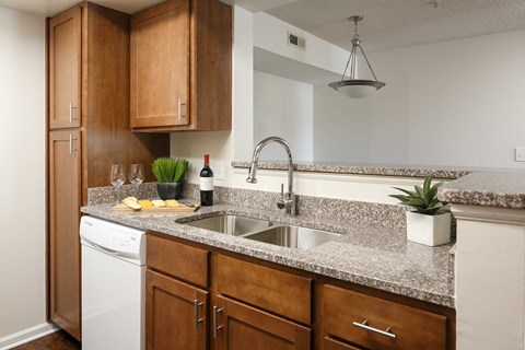 Indianapolis The Lakes Apartments kitchen