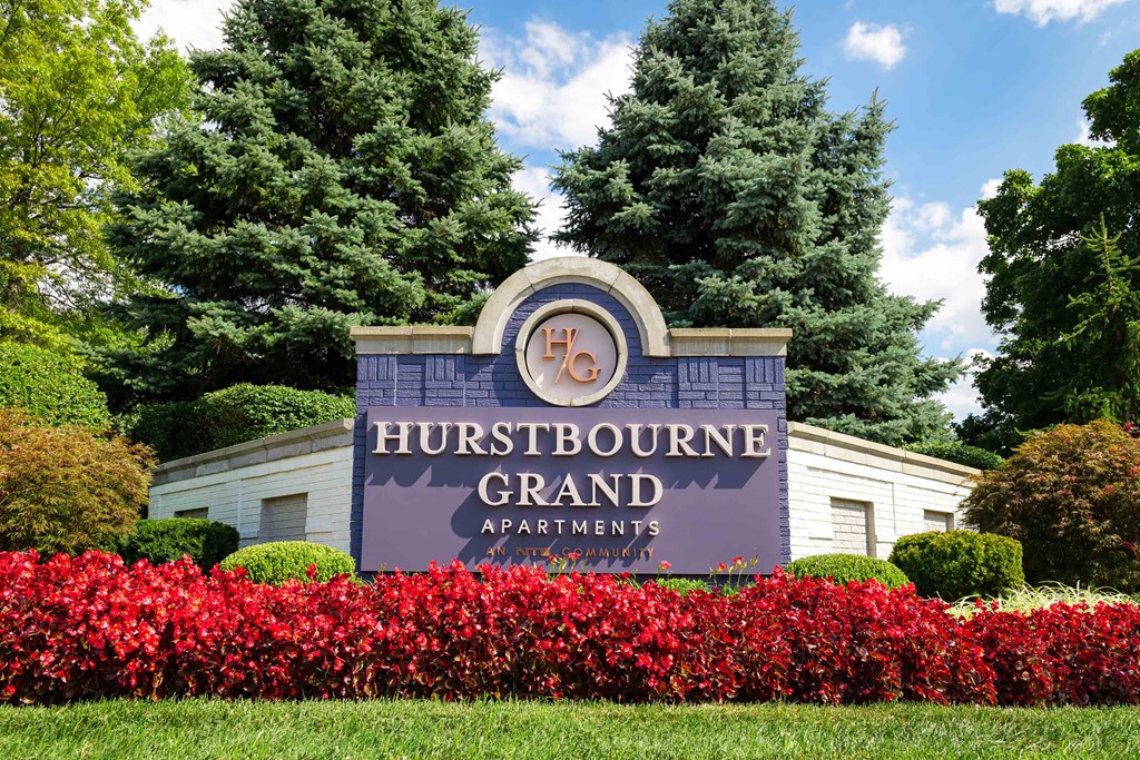 Hurstbourne Grand Apartments Louisville community entrance sign