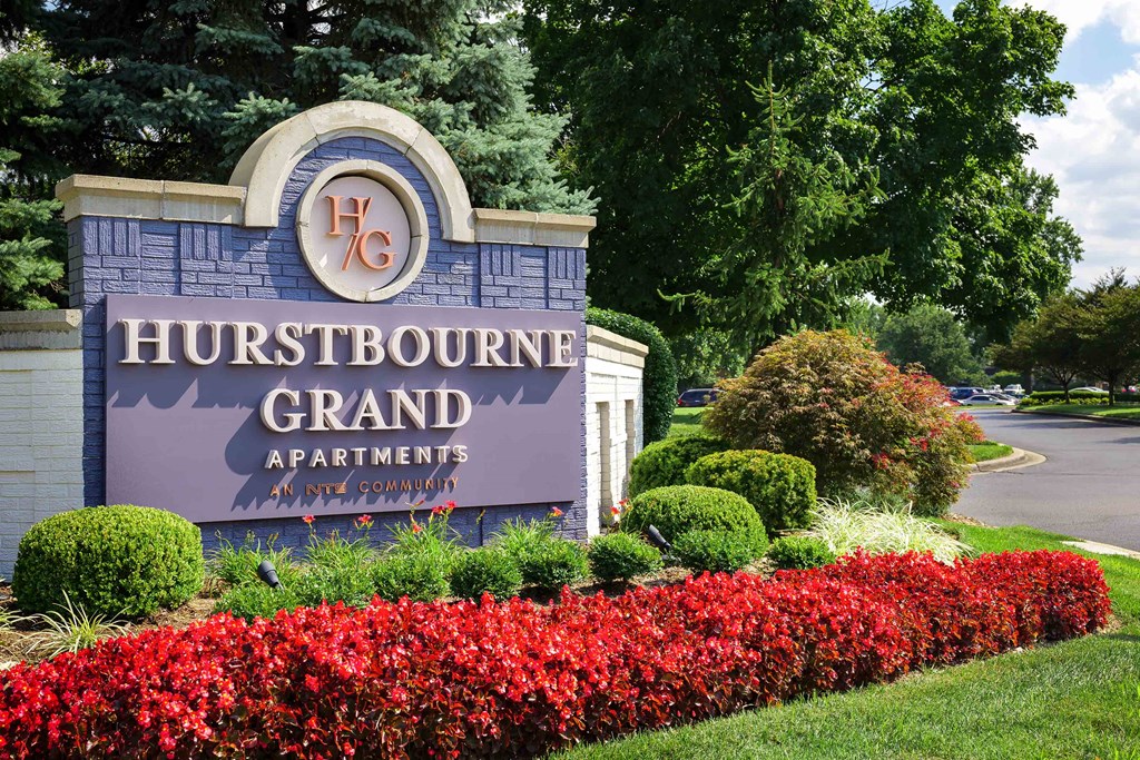 Hurstbourne Grand Apartments Louisville community entrance sign