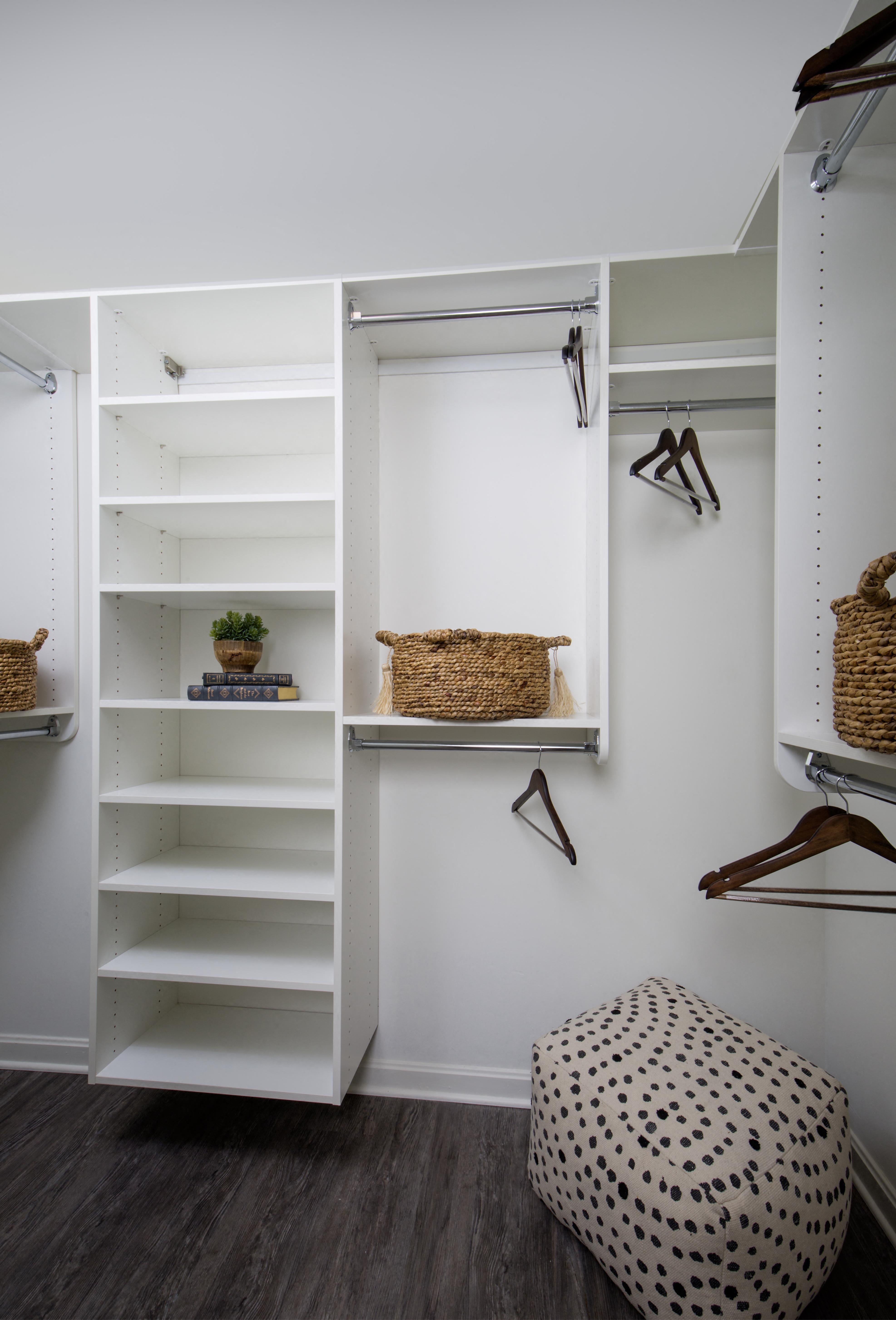 The Willows Apartments Louisville custom walk-in closet