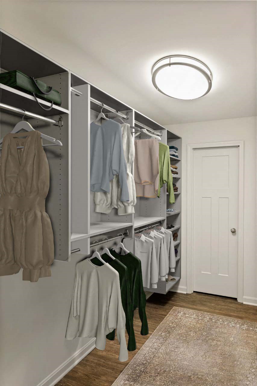 The Willows Apartments Louisville spacious walk-in closet