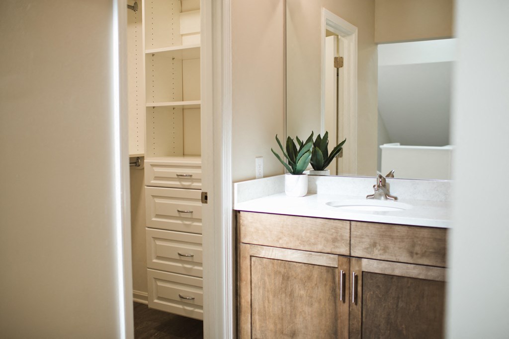 The Willows Apartments Louisville bathroom and closet