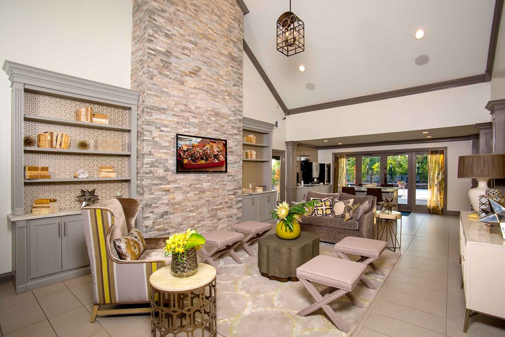 The Willows Apartments Louisville resident lounge