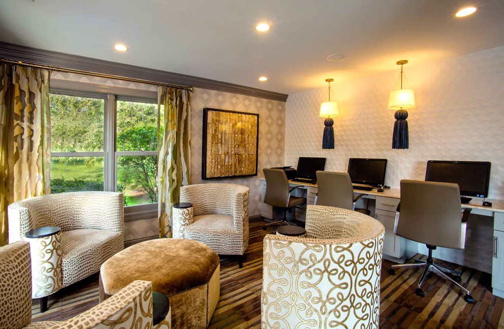 The Willows Apartments Louisville shared workspace