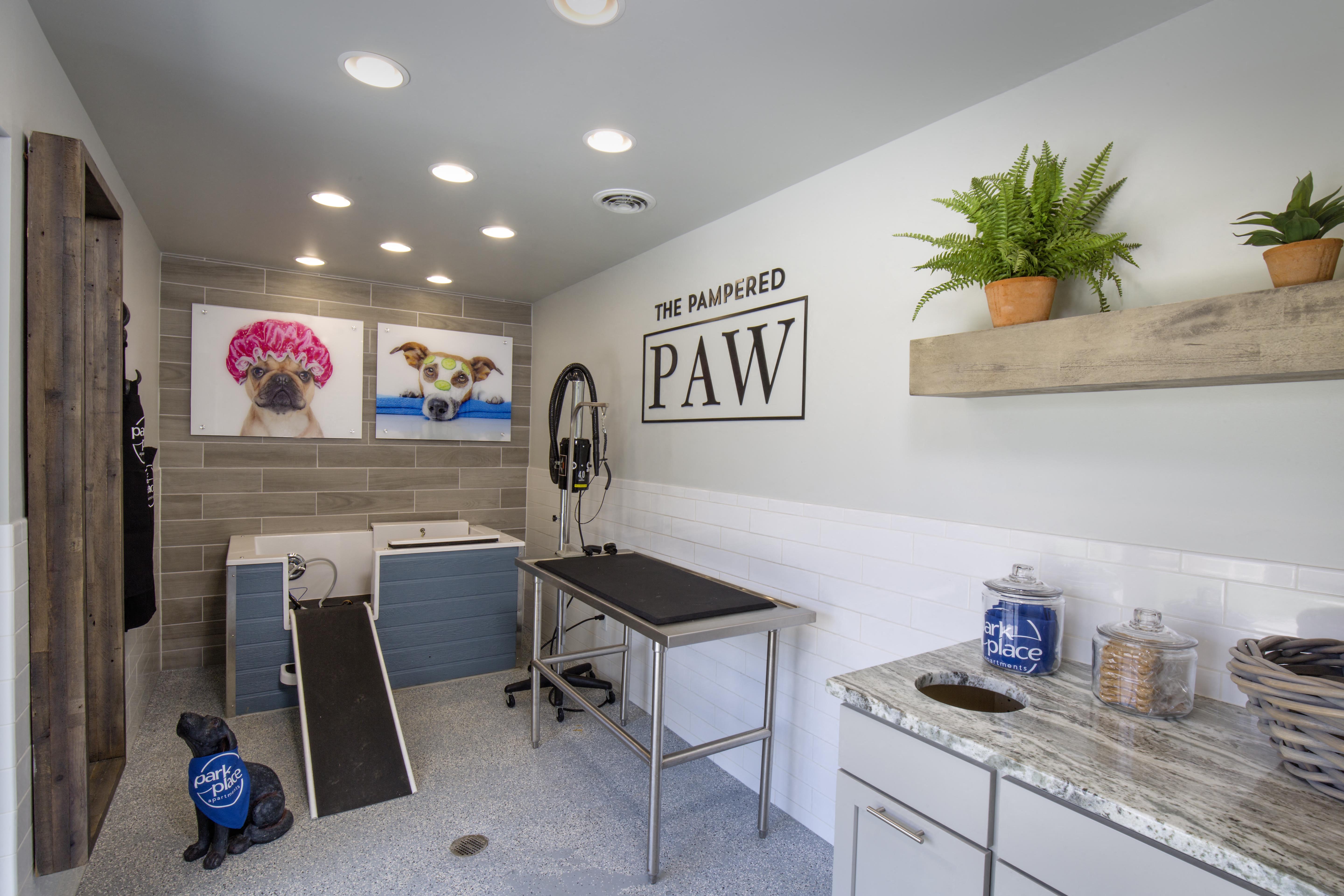Lexington Park Place Apartments The Pampered Paw pet spa