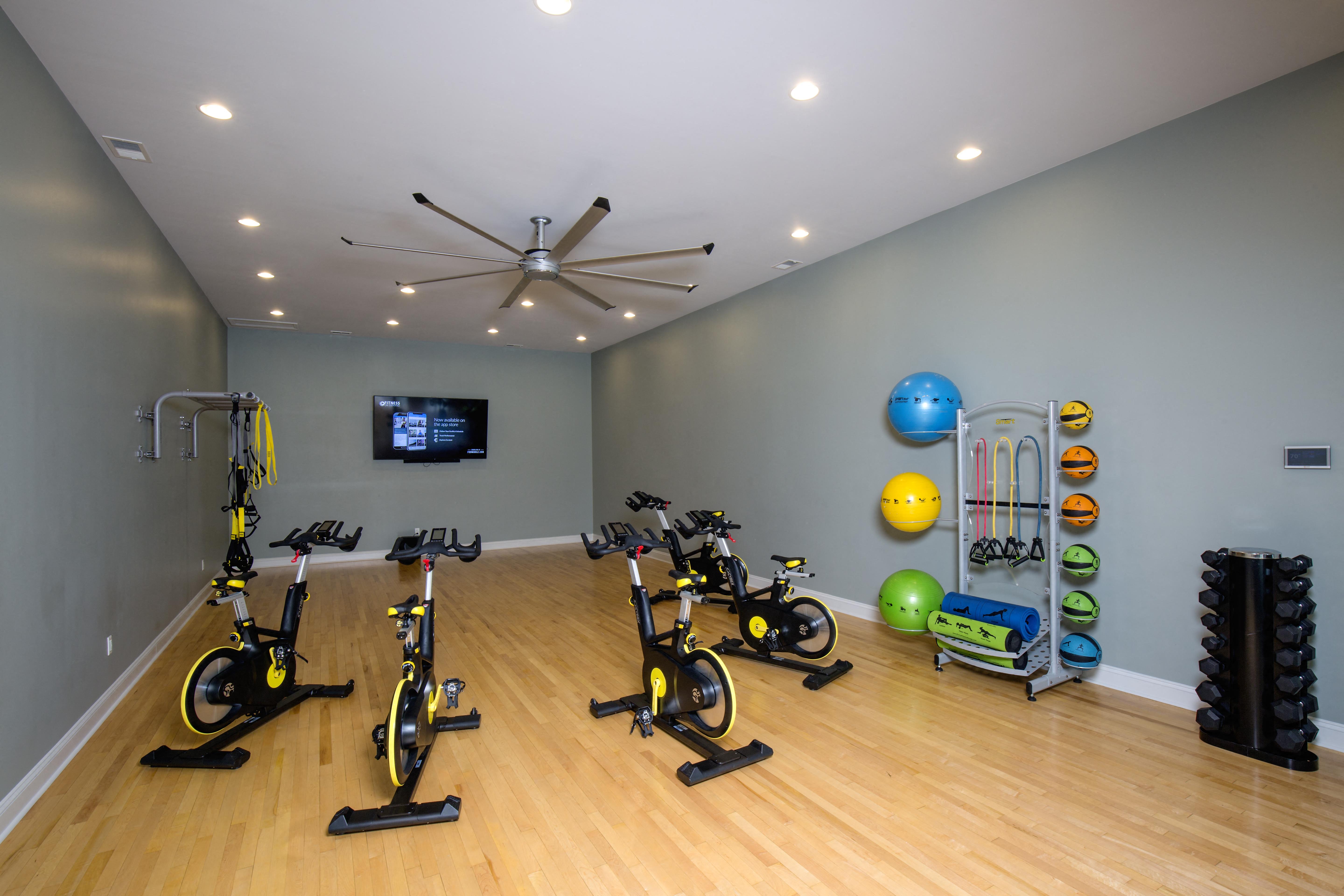 Lexington Park Place Apartments cycle and training studio